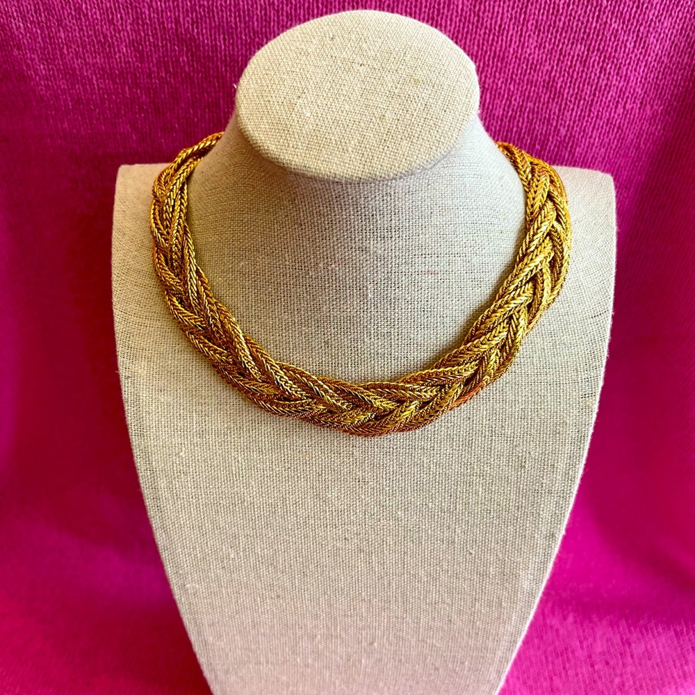 Erwin Pearl Braid Rope Choker